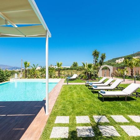 Villa Anemeli - Luxury Pool Villa With Gorgeous Seaview كيساموس المظهر الخارجي الصورة