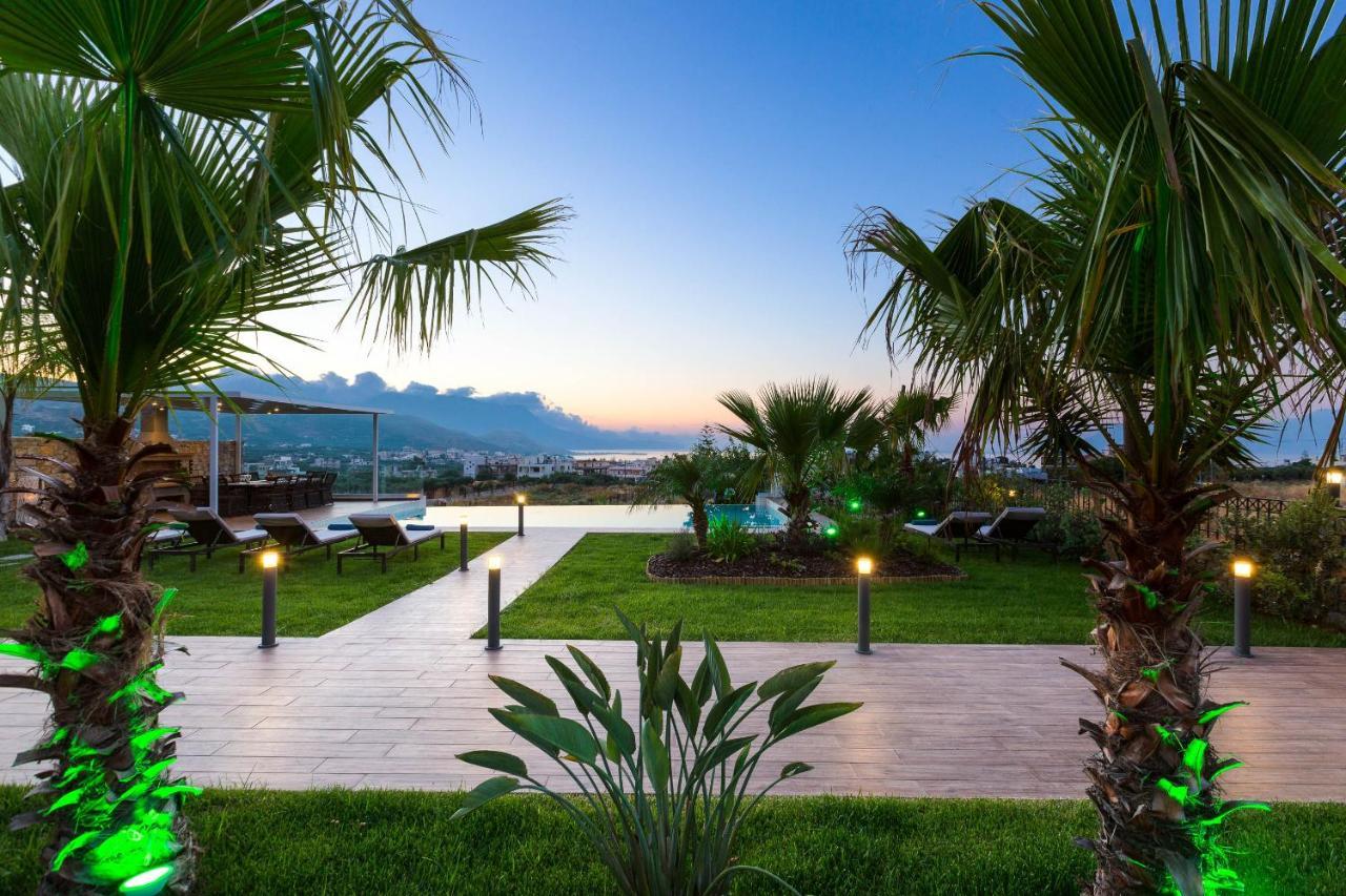 Villa Anemeli - Luxury Pool Villa With Gorgeous Seaview كيساموس المظهر الخارجي الصورة