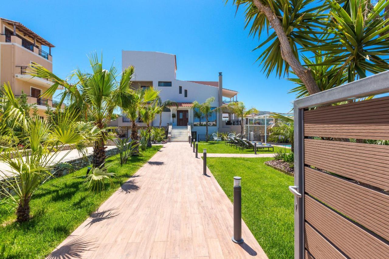 Villa Anemeli - Luxury Pool Villa With Gorgeous Seaview كيساموس المظهر الخارجي الصورة